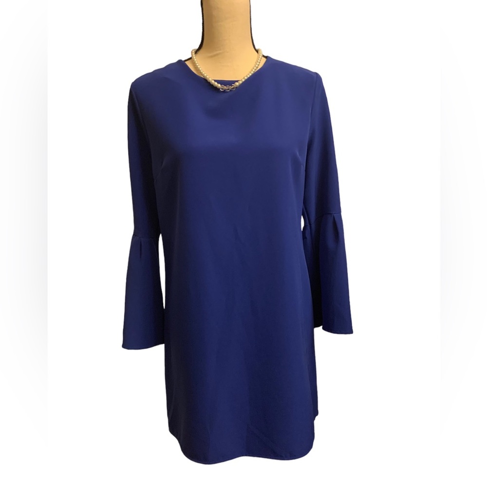 2 Hearts cobalt blue dinner dress Claire’s sleeves . Sz L